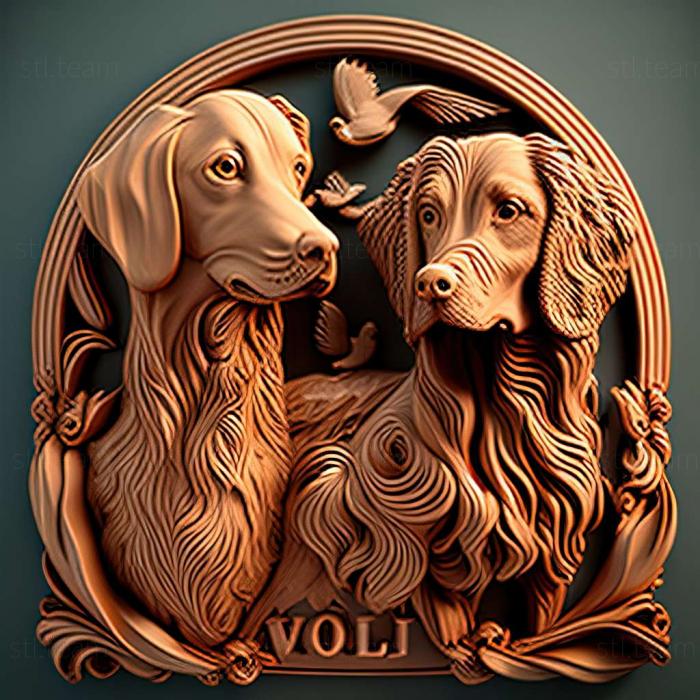 3D модель Відомі тварини Поллі і Моллі (STL)